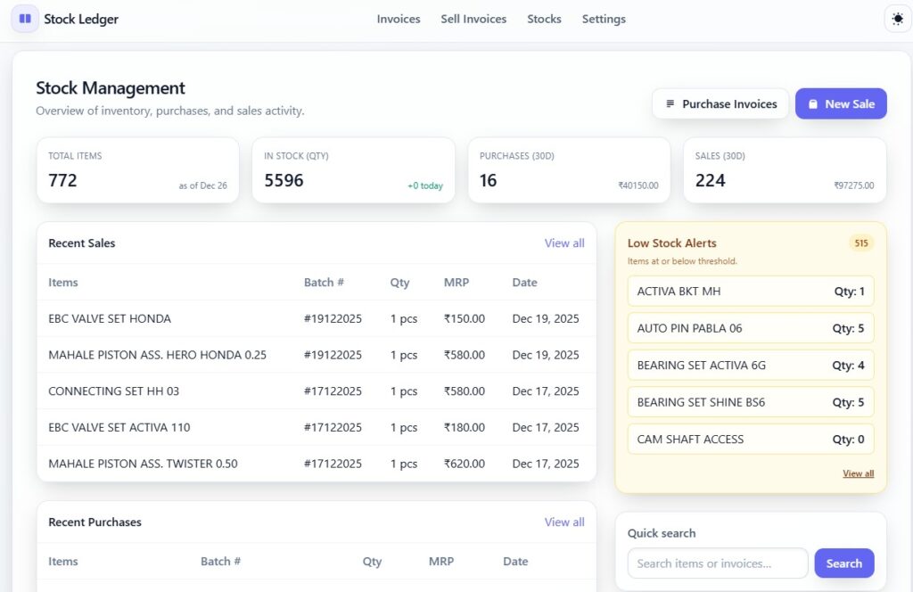 stock-ledger-dashboard